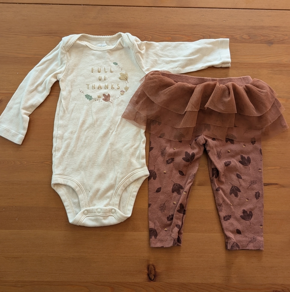 Carter's Cream Baby Onesie